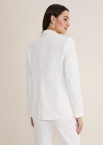 Phase Eight Ulrica Jackets White Canada | MCSKNI-068